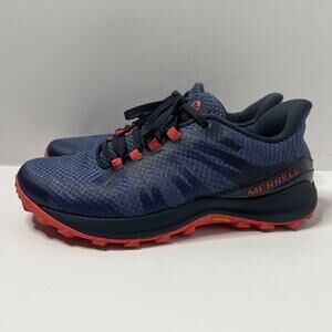 Merrell Momentous Trail Running Shoes Sneaker Burrito Tongue Blue Womens Size 8